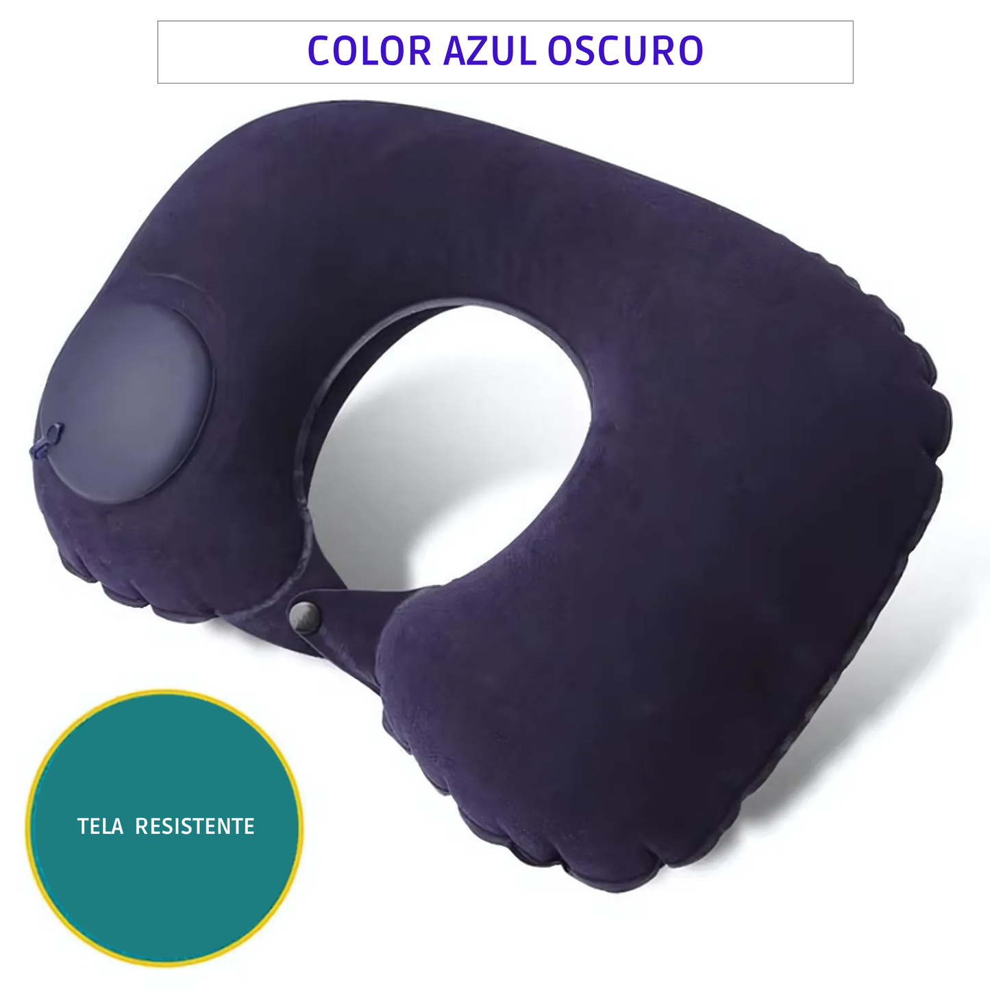 Almohada Cervical de Viaje Plegable e Inflable
