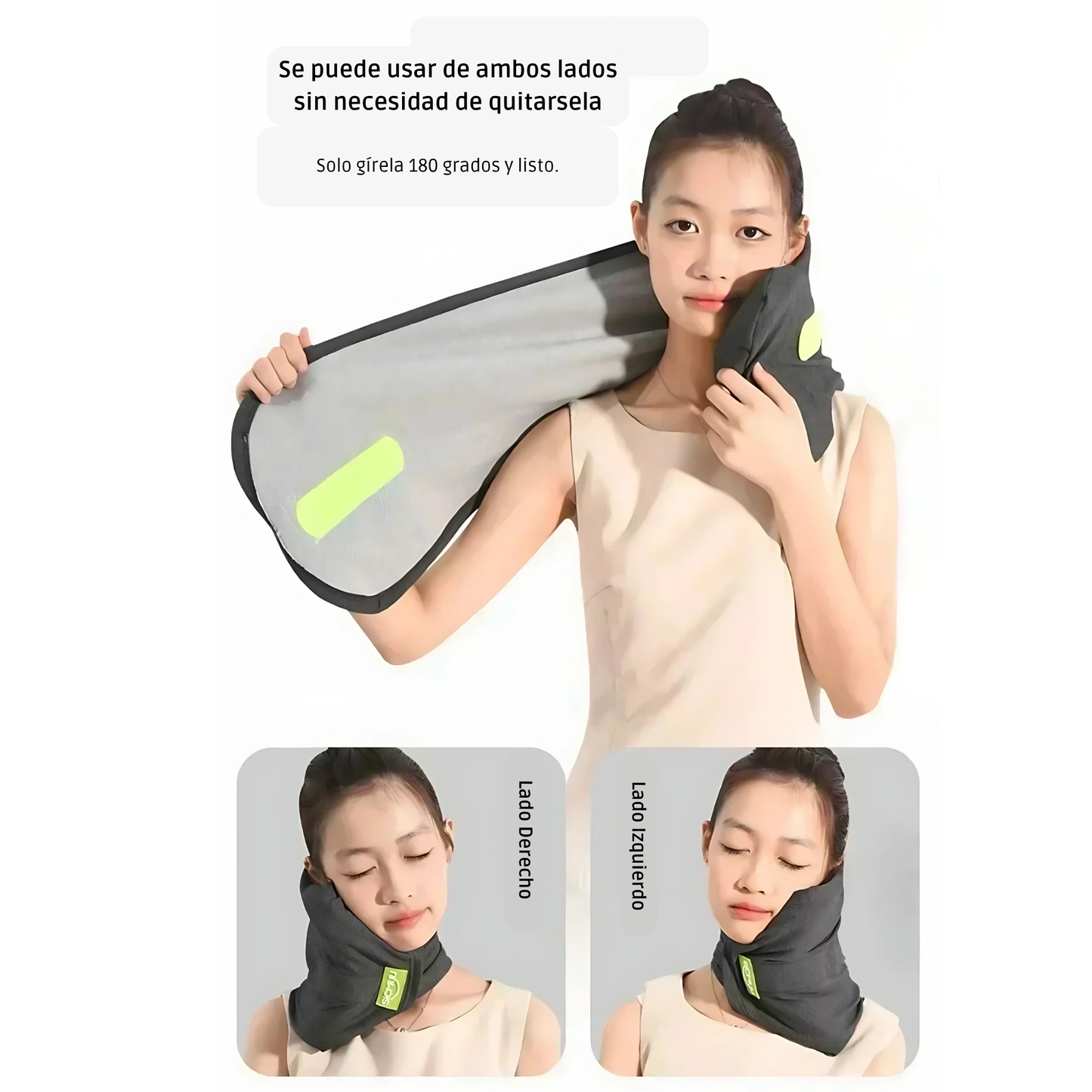 Almohada de Viaje Viscoelástica (U-Shape)
