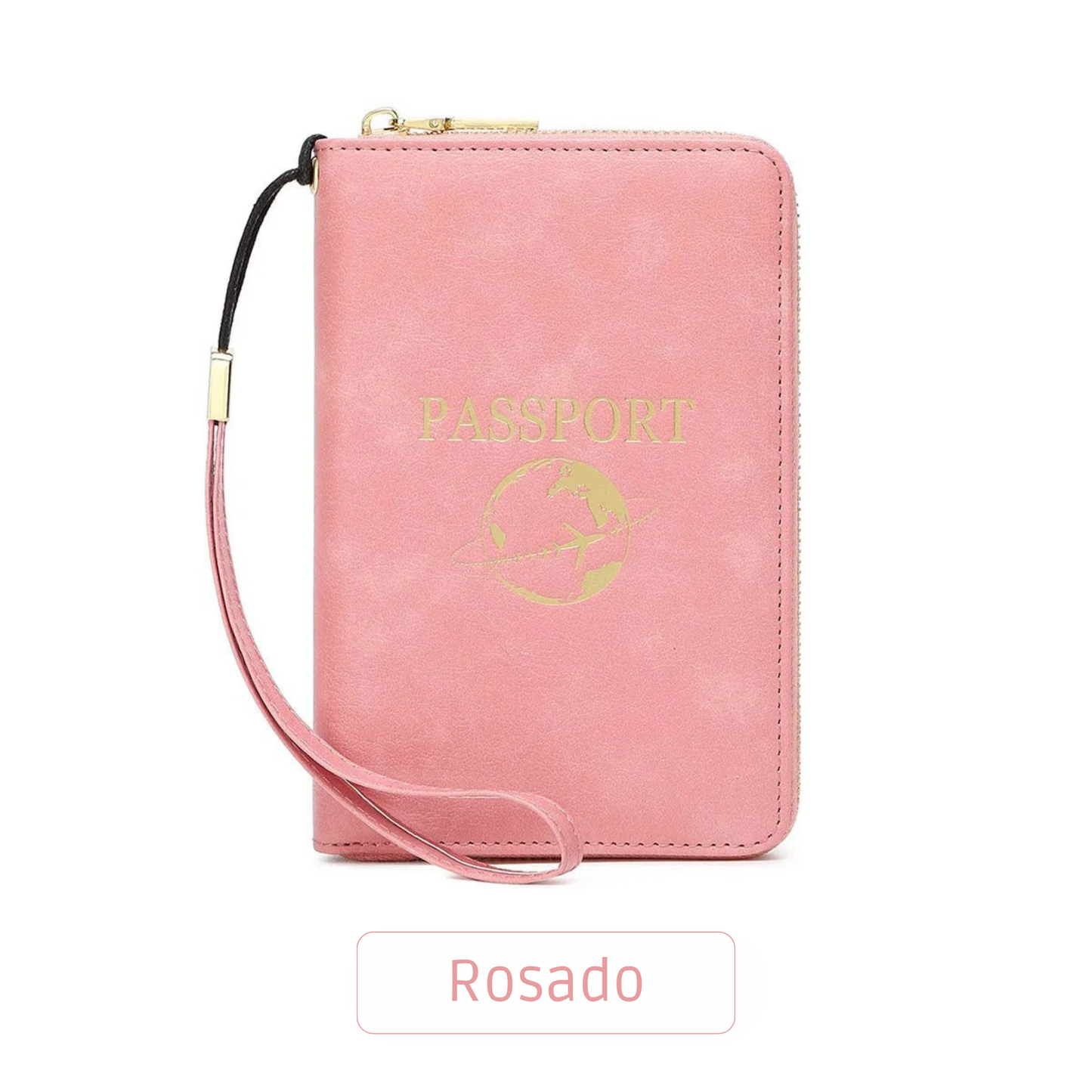 Organizador de Pasaporte Retro con Protección RFID