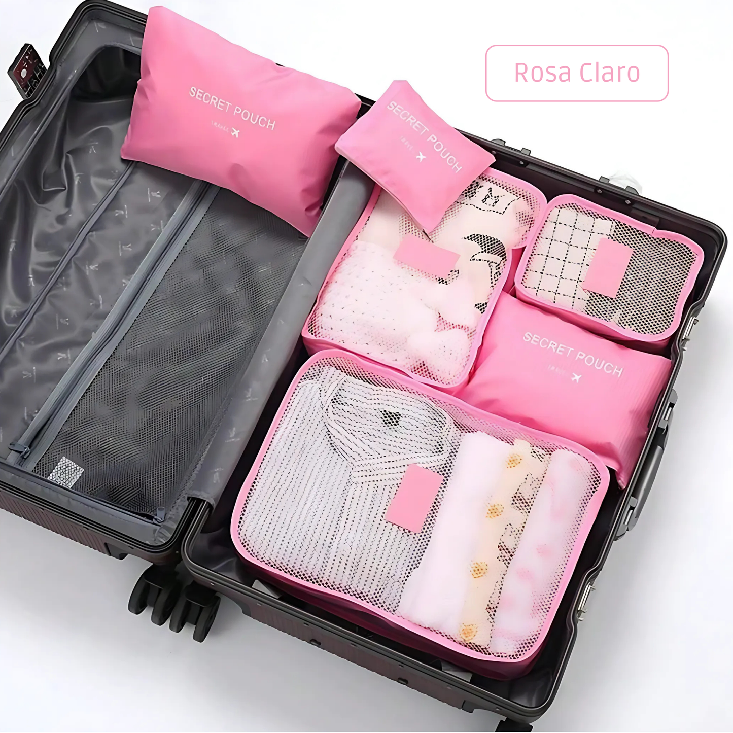 Set de 6 Bolsas Organizadoras de Viaje