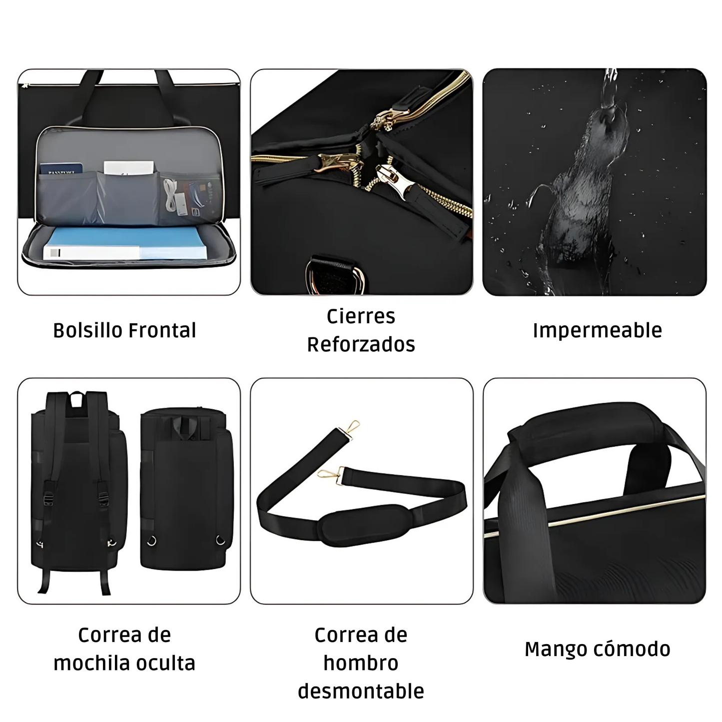 Bolso de Viaje Multifuncional Plegable
