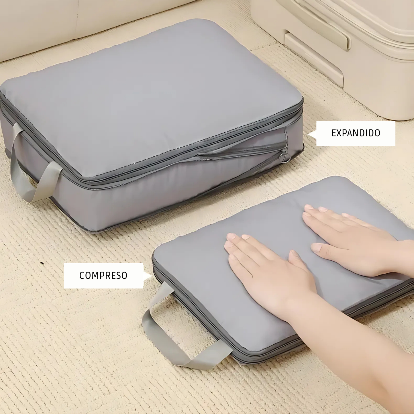 Set de 4 Cubos de Compresión para Viaje