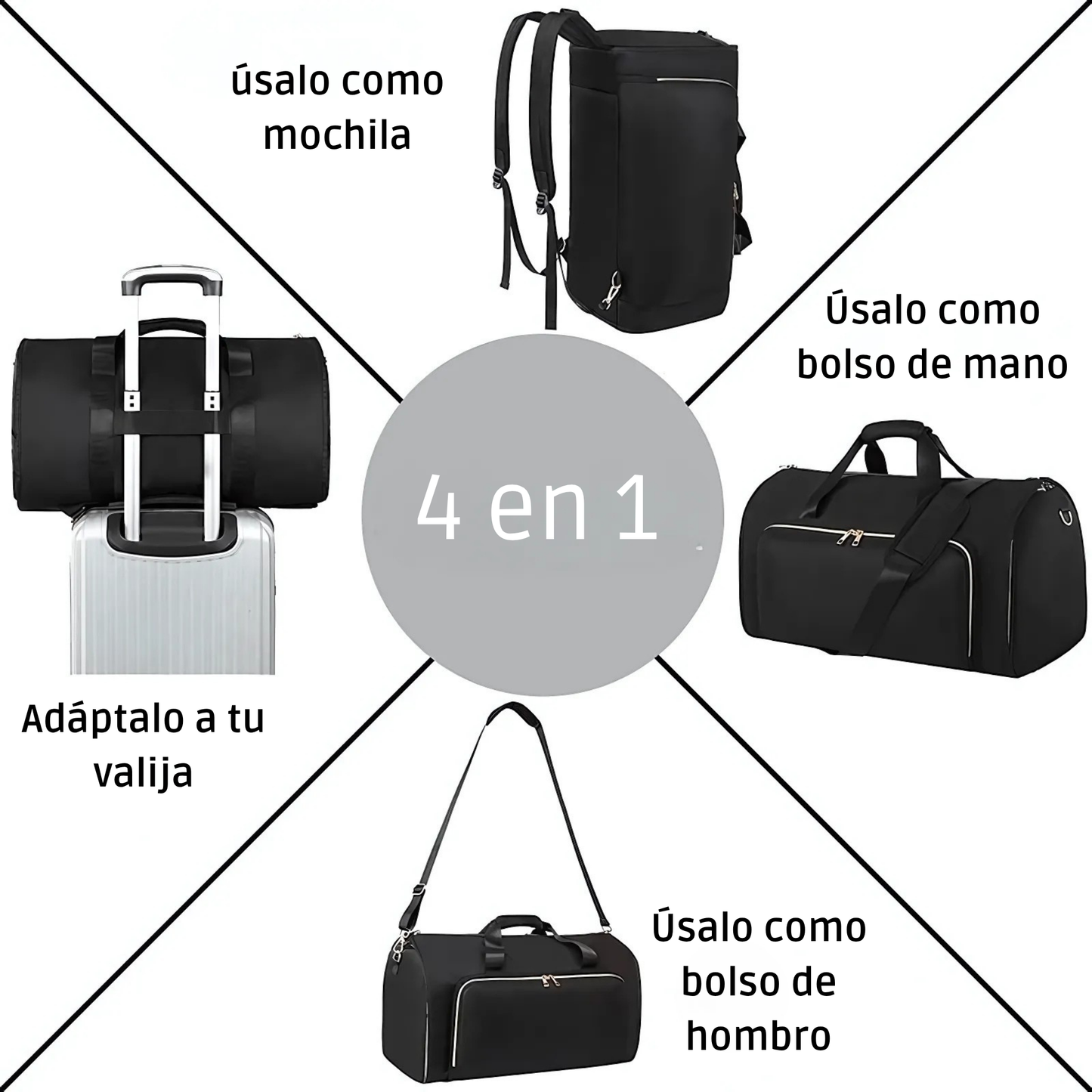 Bolso de Viaje Multifuncional Plegable