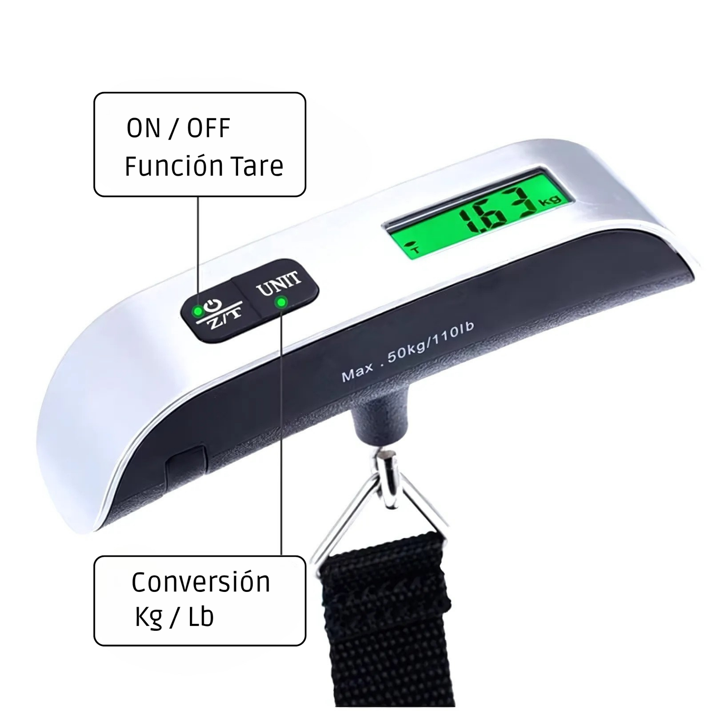 Báscula Digital de Equipaje (50 kg)