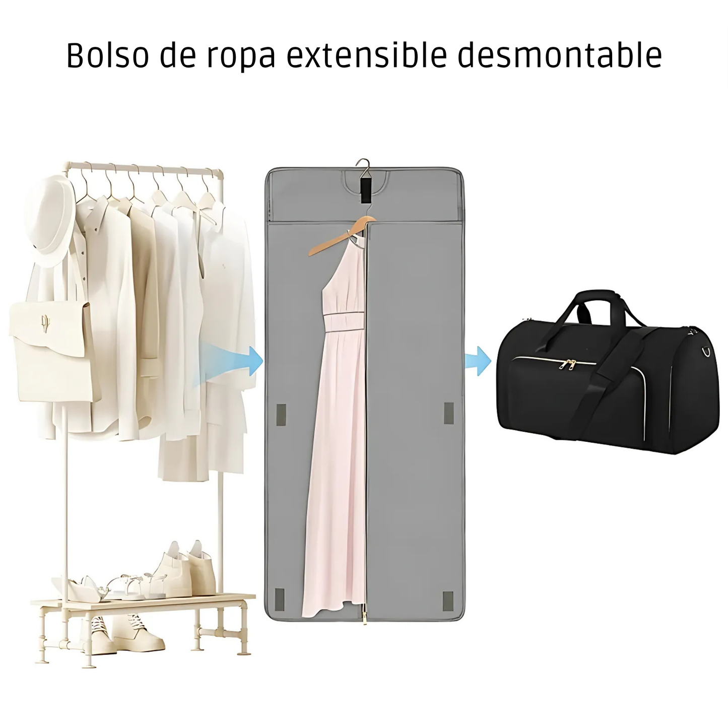 Bolso de Viaje Multifuncional Plegable