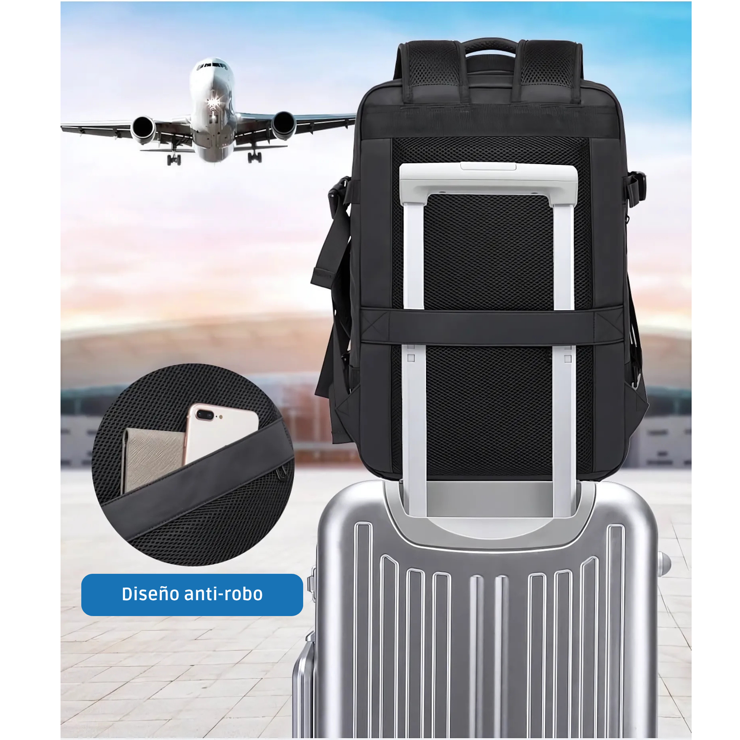 Mochila de Viaje Expandible BANGE