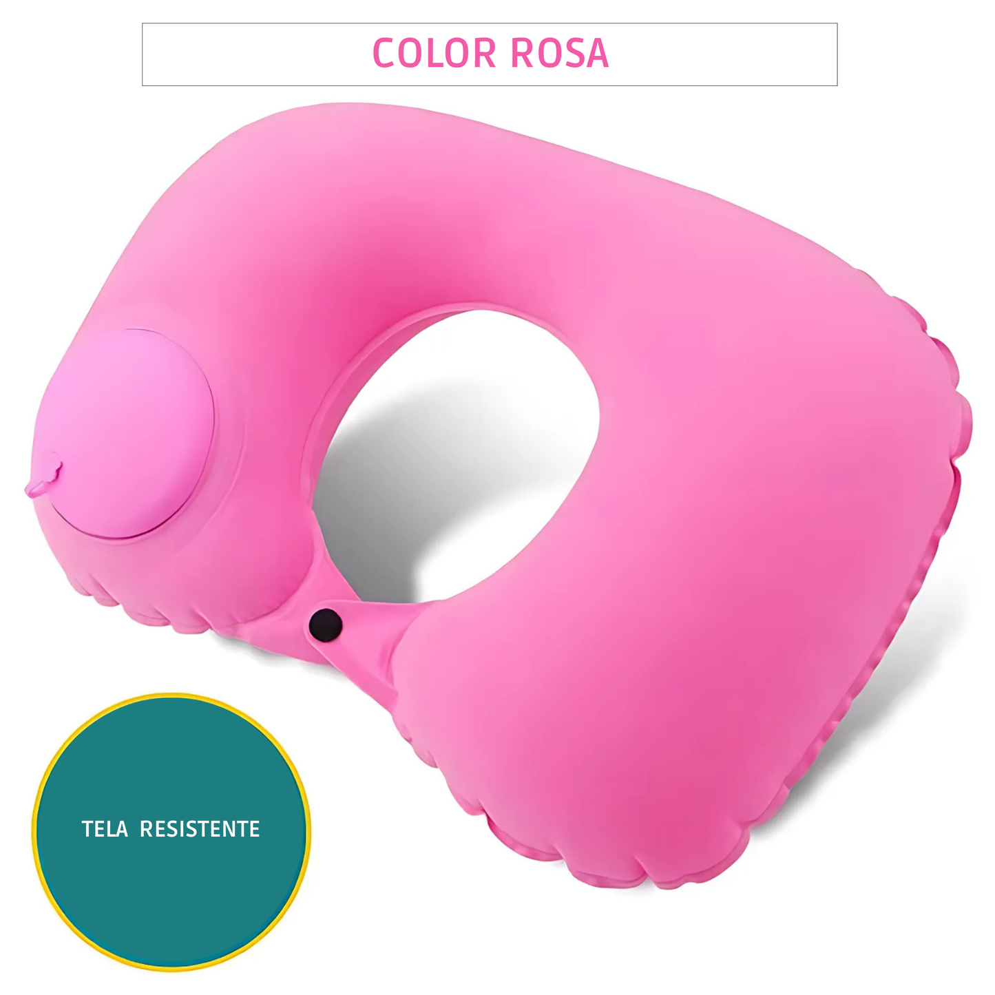 Almohada Cervical de Viaje Plegable e Inflable
