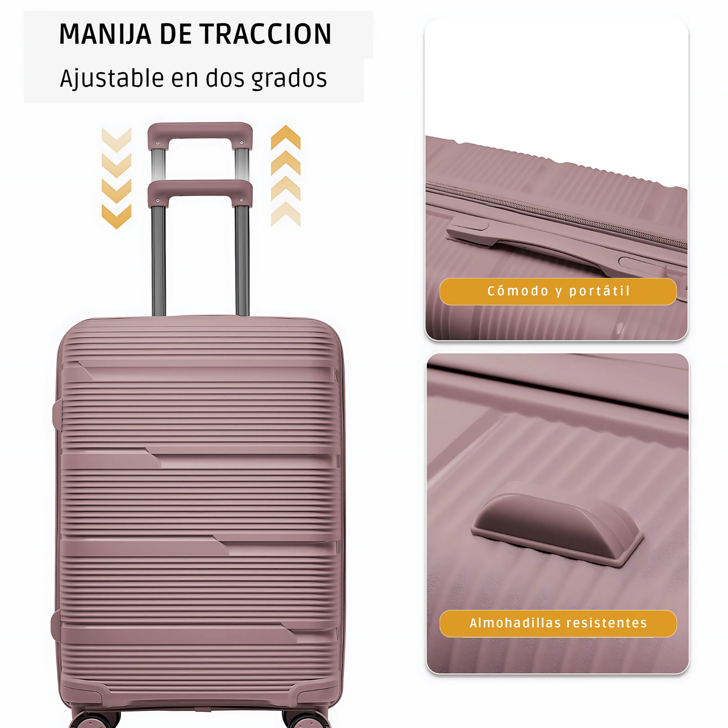 Set de Maletas de Viaje (3 Piezas)