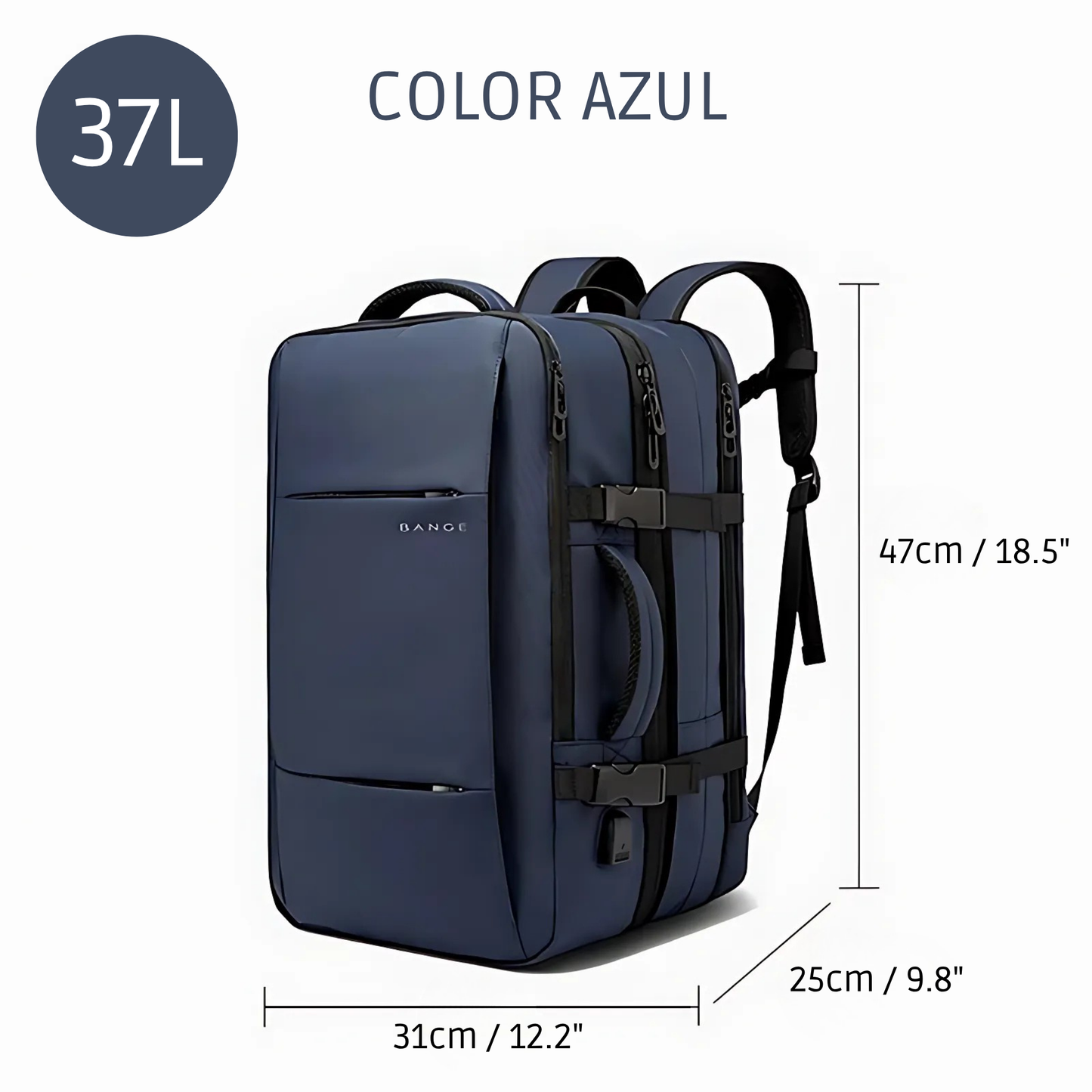 Mochila de Viaje Expandible BANGE