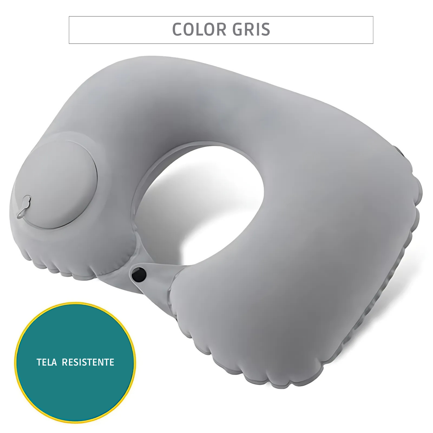 Almohada Cervical de Viaje Plegable e Inflable
