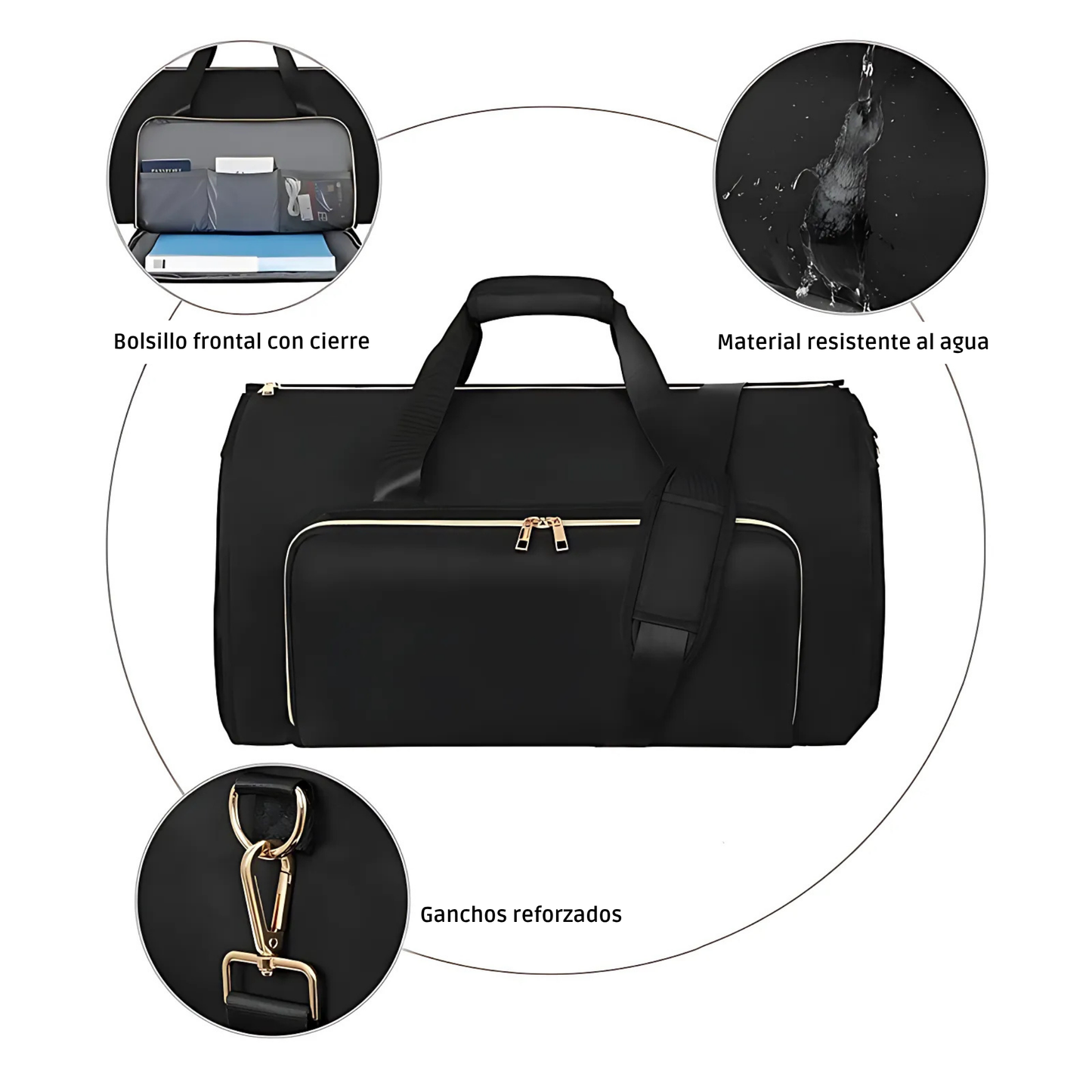 Bolso de Viaje Multifuncional Plegable