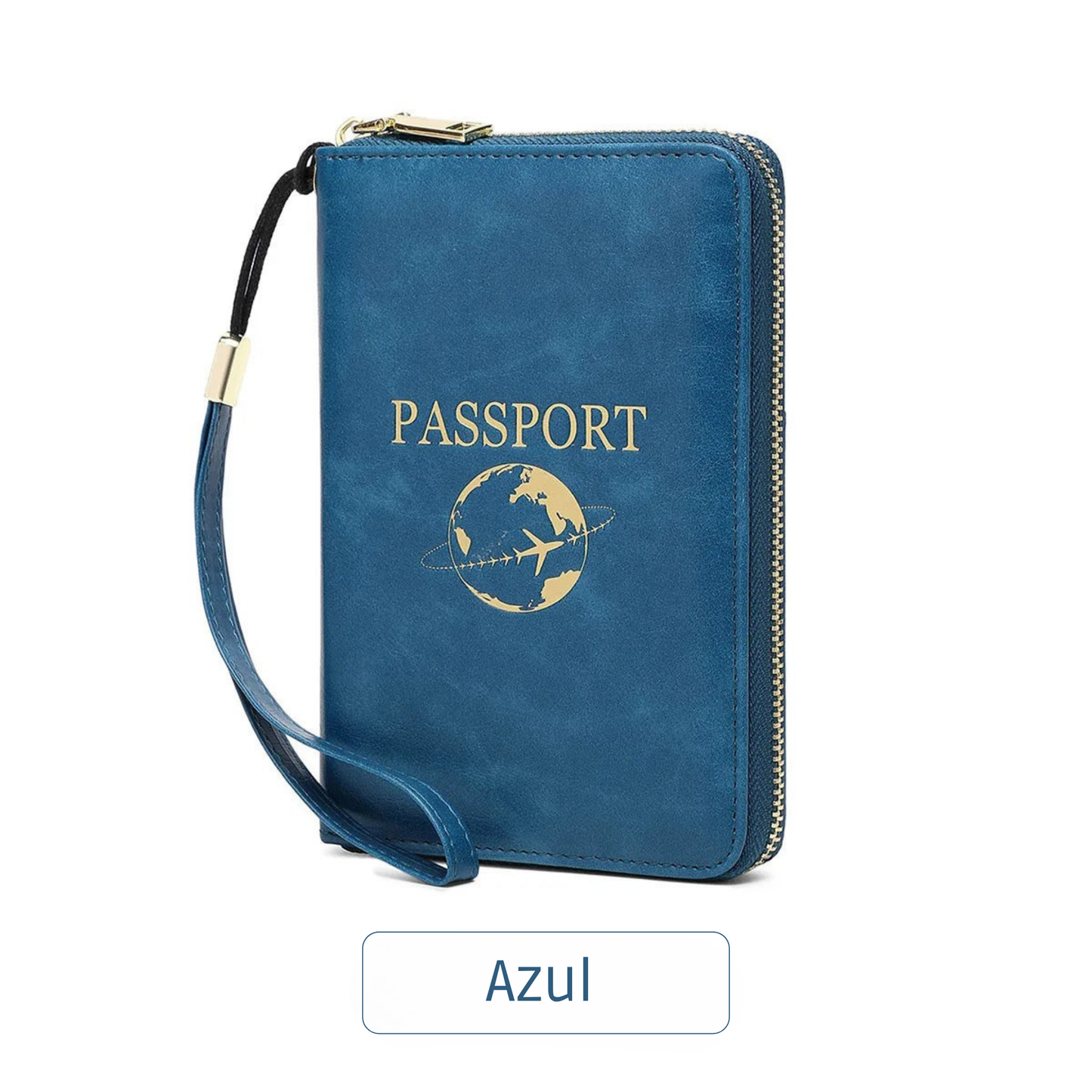 Organizador de Pasaporte Retro con Protección RFID