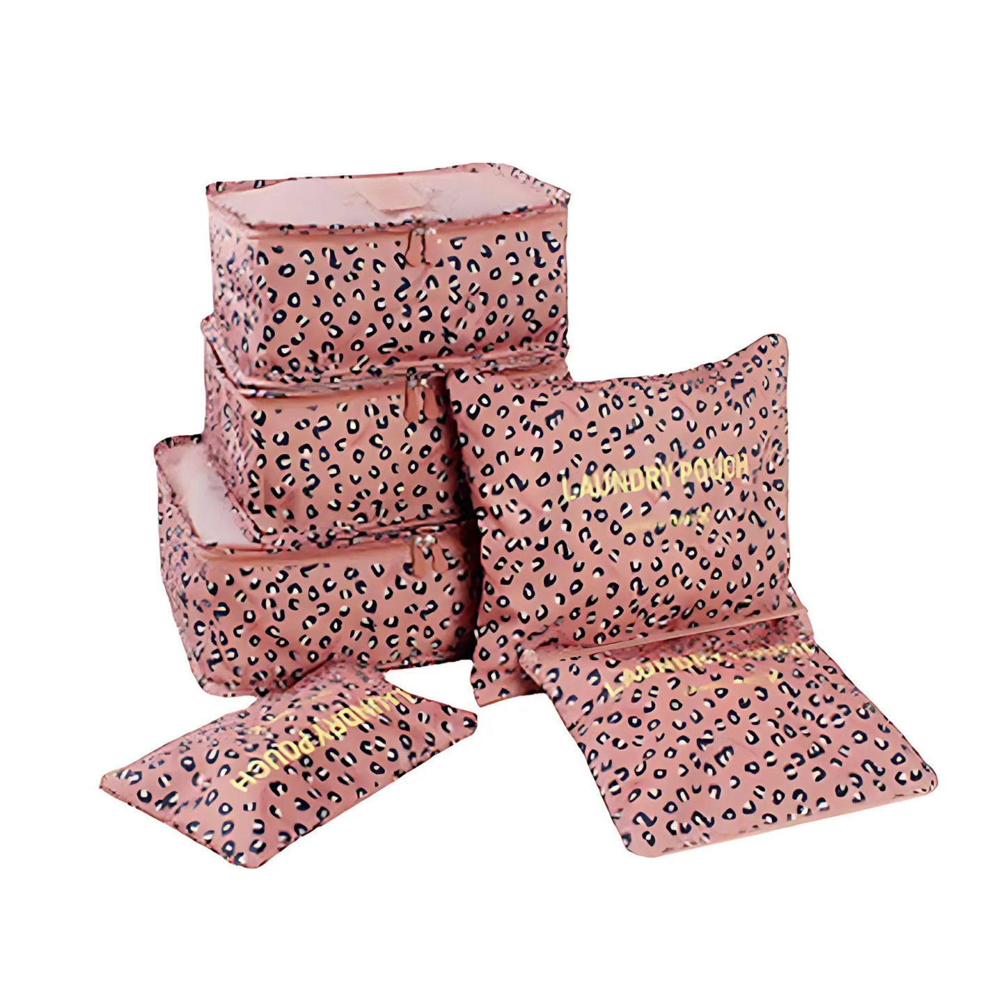 Set de 6 Organizadores de Viaje para Maleta Estampados