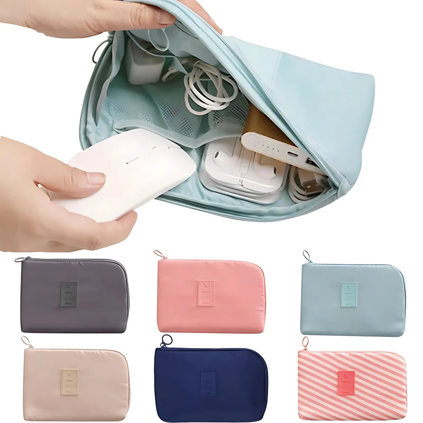 Estuche Organizador de Cables y Accesorios