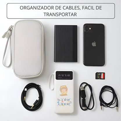 Estuche Organizador de Cables y Accesorios Digitales