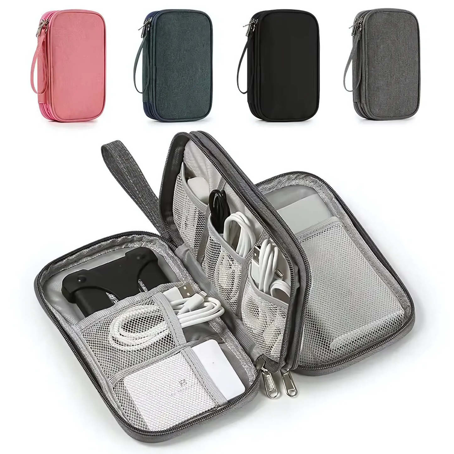 Estuche Organizador de Cables y Accesorios Digitales