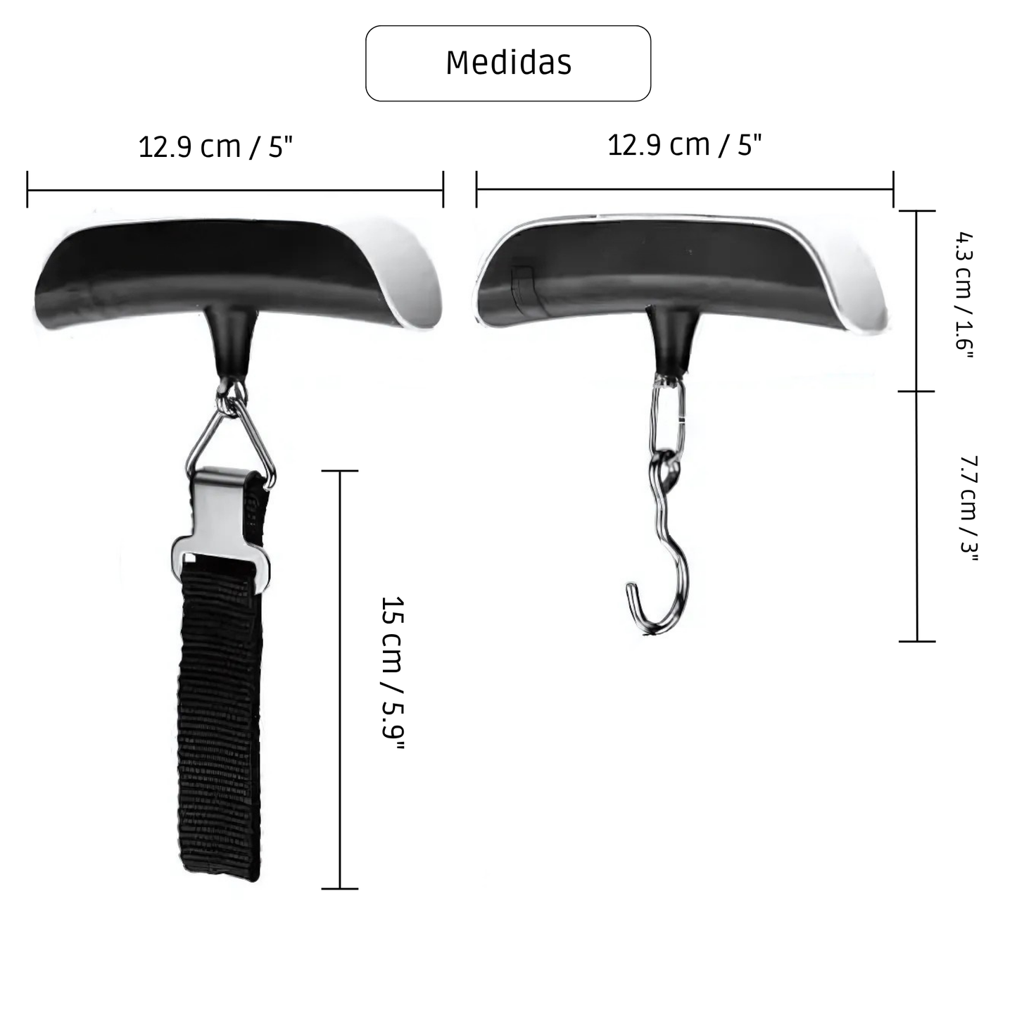 Báscula Digital de Equipaje (50 kg)