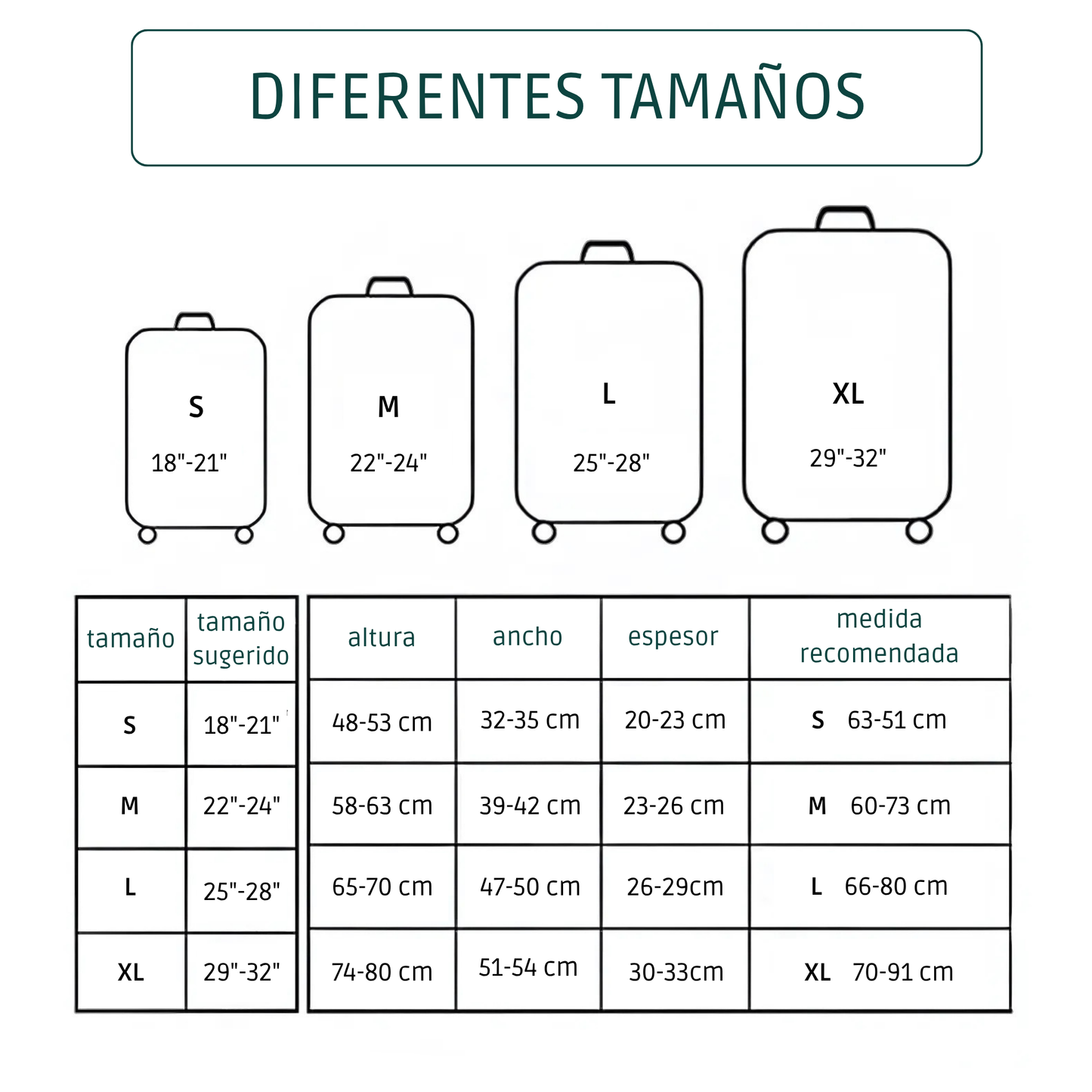 Funda Elástica para Maleta con Estampado Animal