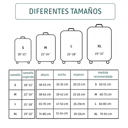Funda Elástica para Maleta con Estampado Animal