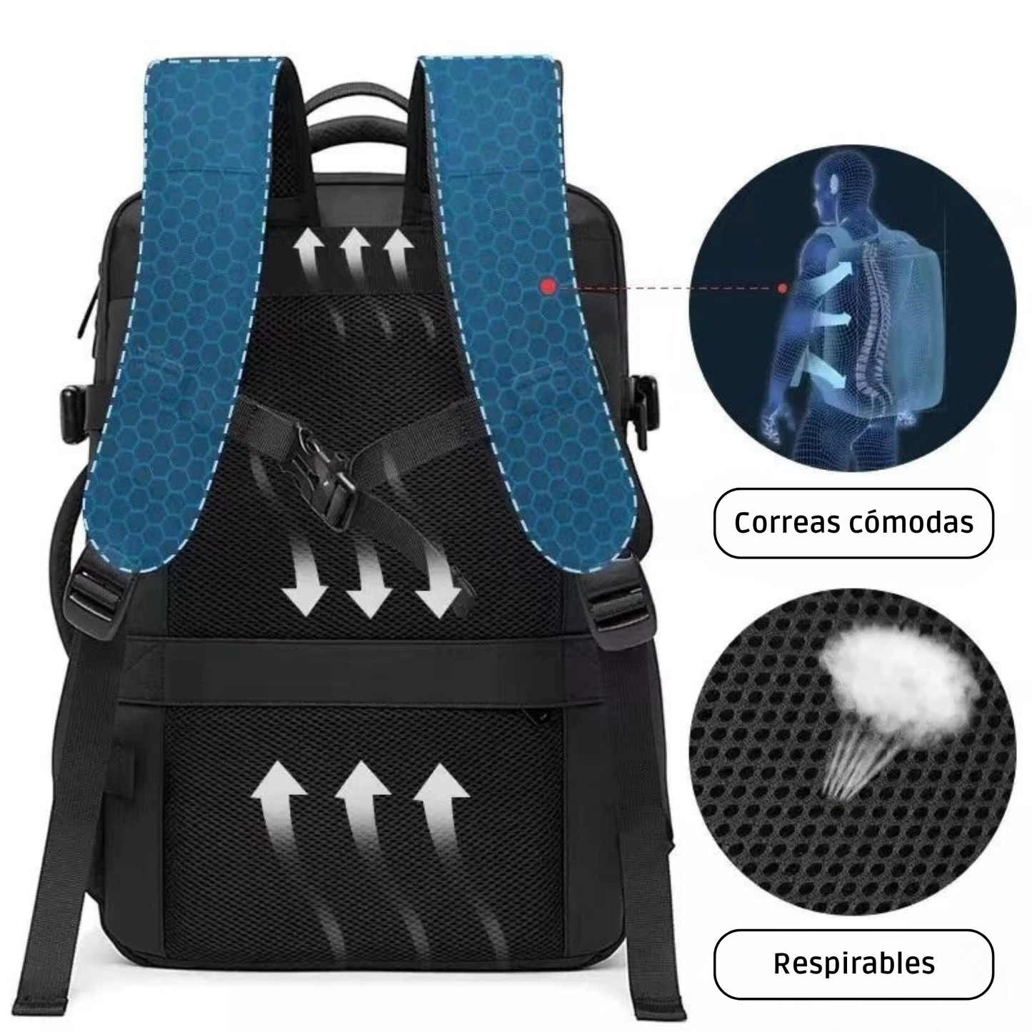 Mochila de Viaje Expandible BANGE