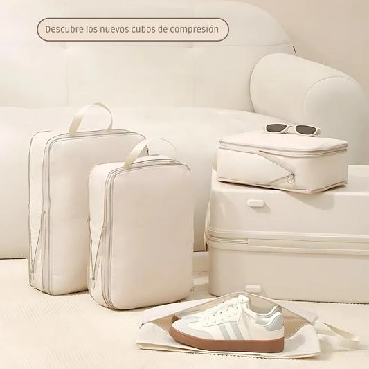 Set de 4 Cubos de Compresión para Viaje