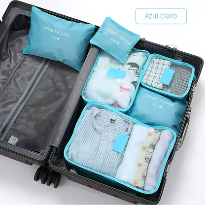 Set de 6 Bolsas Organizadoras de Viaje