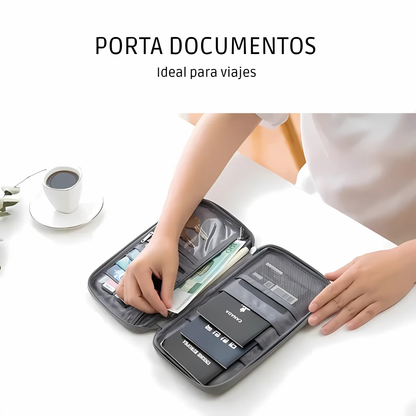 Organizador de Documentos de Viaje Impermeable