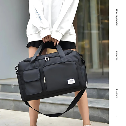 Bolso de Mano de Gran Capacidad con Compartimento para Zapatos