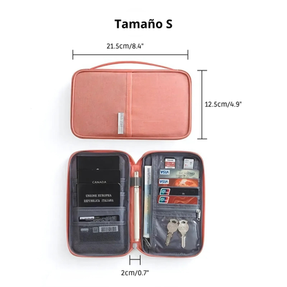 Organizador de Documentos de Viaje Impermeable