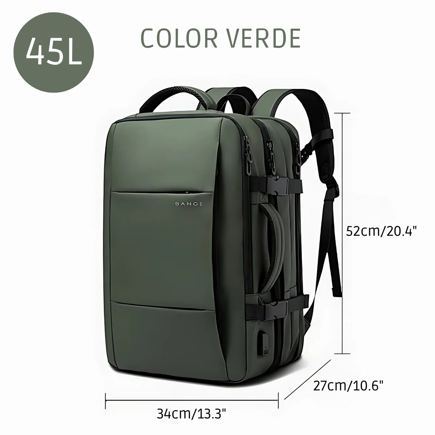 Mochila de Viaje Expandible BANGE