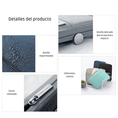 Organizador de Documentos de Viaje Impermeable