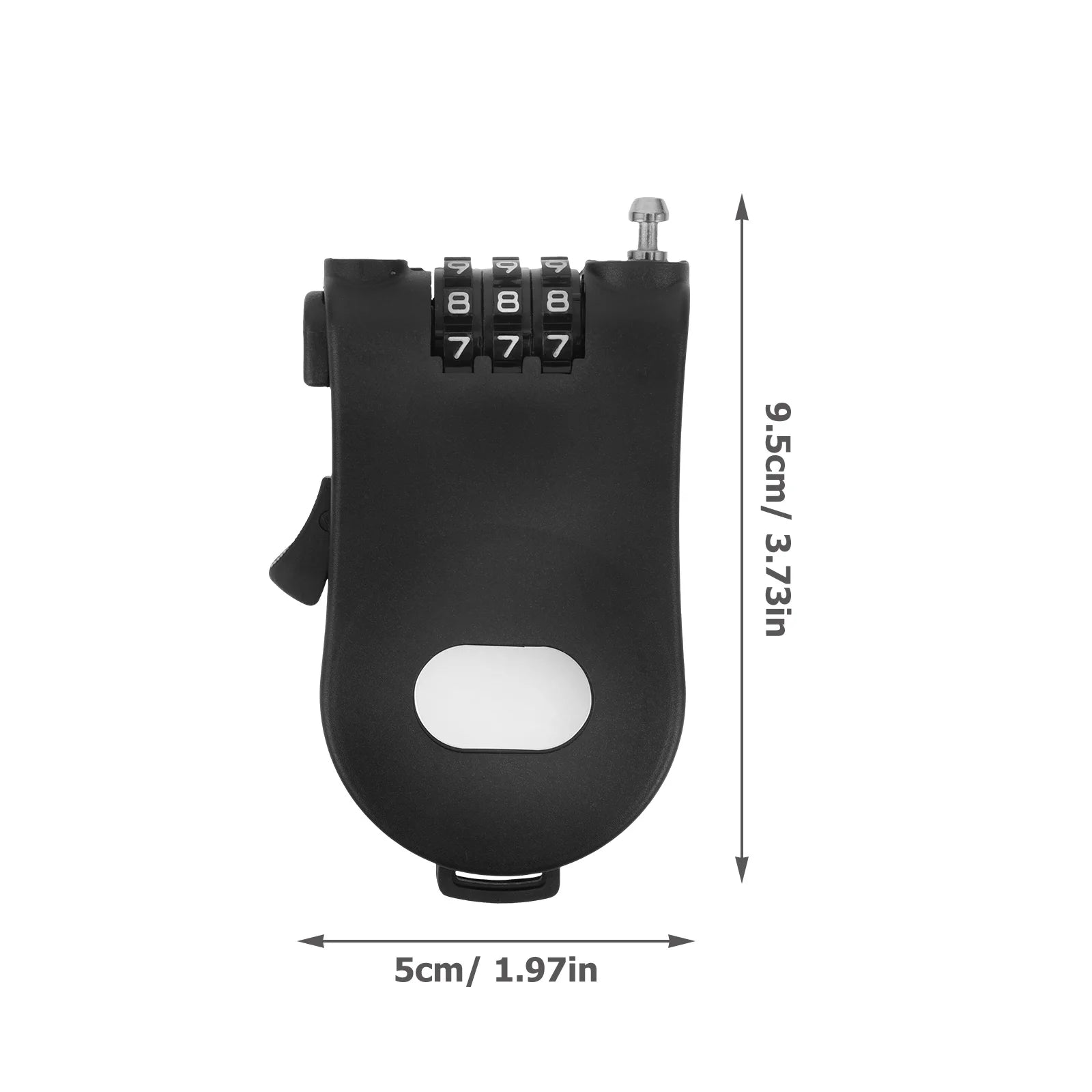 Candado Antirrobo con Cable Retráctil
