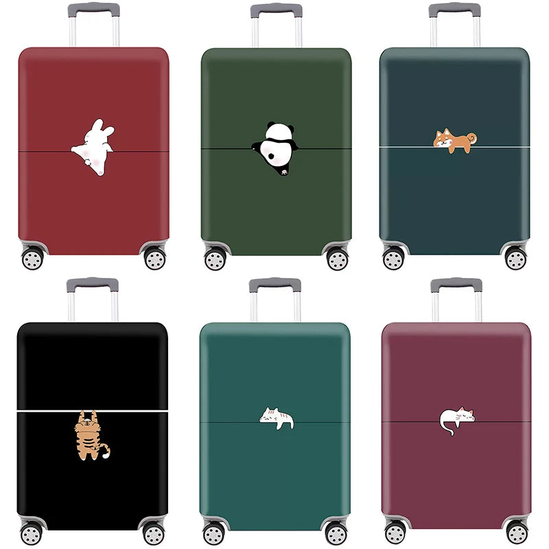 Funda Elástica para Maleta con Estampado Animal